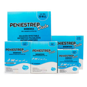 Peniestrep Diclo — Antibiótico y Antiinflamatorio para bovinos 50 MU