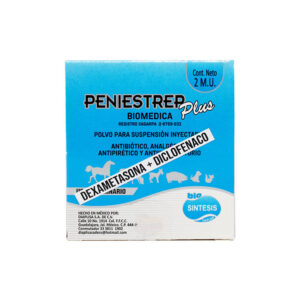 Peniestrep Plus — Antibiótico y Antiinflamatorio para bovinos 50 MU