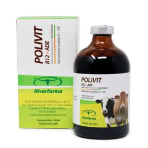 Polivit B12 + ADE — Suplemento vitamínico inyectable para bovinos y caballos 100 ml