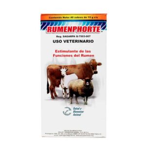 Rumenphorte — Suplemento ruminal y energético para Bovinos 40 Sobres de 15 g