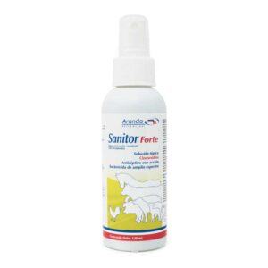 Sanitor Forte — Antiséptico tópico de amplio espectro para bovinos y caballos 120 ml