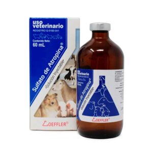 Sulfato de Atropina 60 ml — Anticolinérgico para bovinos 60 ml