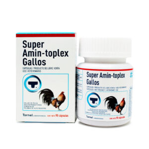 Super Amin-toplex Gallos — Suplemento Vitamínico para Aves 90 cápsulas