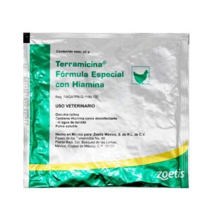 Terramicina Fórmula Especial con Hiamina — Antibiótico de amplio espectro con complejo vitamínico pa