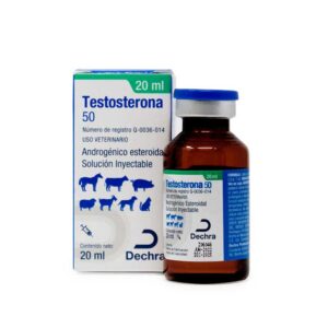 Testosterona 50 — Hormona esteroide anabólica para bovinos 20 ml