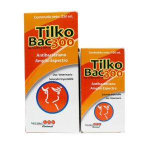 TilkoBac 300 — Antibiótico de amplio espectro para bovinos 100 ml