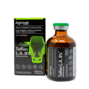 Tolfen L.A. 8%® — Antiinflamatorio No Esteroide (AINE) de larga acción para Bovinos