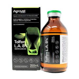 Tolfen L.A. 8% — Antiinflamatorio No Esteroide para Bovinos 250 ml
