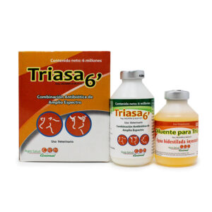 Triasa 6 — Antibiótico de amplio espectro combinado para bovinos 30ml