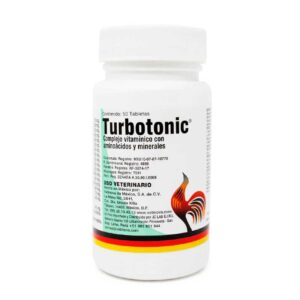 Turbotonic — Complejo Vitamínico para Aves de Combate 50 Tabletas