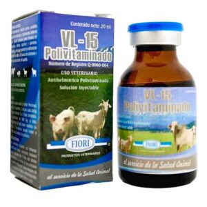 VL-15 Polivitaminado — Polivitamínico inyectable para bovinos 20 ml