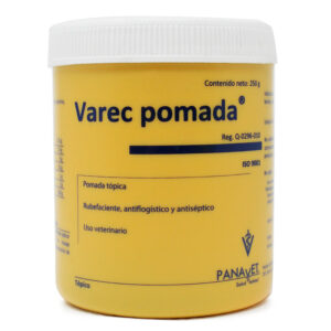 Varec Pomada® — Pomada rubefaciente, antiflogística y antiséptica para bovinos y caballos