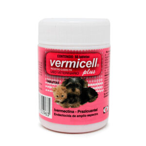 Vermicell® Plus — Endectocida de amplio espectro para bovinos y caballos 50 tabletas