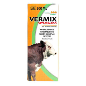 Vermix Vitaminado — Antihelmíntico con vitamina B12 para bovinos 500 ml