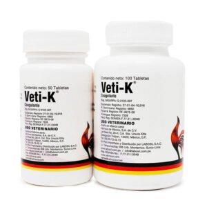 Veti-K® — Coagulante y auxiliar en hemorragias para aves 50 o 100 tabletas
