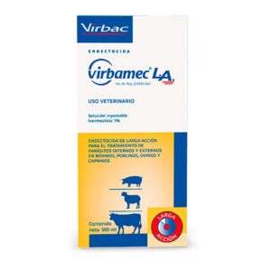 Virbamec L.A. — Antiparasitario inyectable de larga acción para Bovinos 500 ml