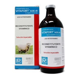 Vitafort ADE+B — Reconstituyente vitamínico inyectable para bovinos y caballos 500 ml