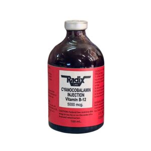 Radix Labs — Suplemento vitamínico de cianocobalamina para bovinos y caballos