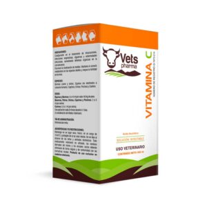 Vets Pharma — Vitamina C inyectable para bovinos y caballos 100 ml