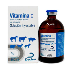 Dechra — Vitamina C Inyectable para bovinos y caballos 100 ml