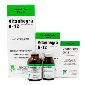 Vitanhegra B12 — Complejo vitamínico B12 y extracto hepático para bovinos y caballos
