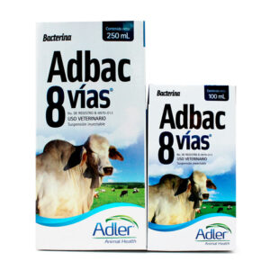 Adbac 8 vías — Vacuna 8 vías para bovinos 100 ml, 250 ml