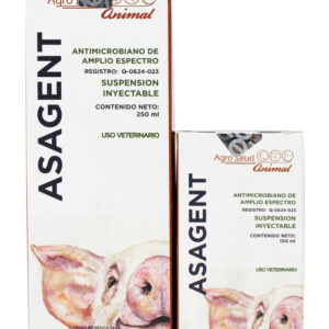 Asagent — Antibiótico de amplio espectro con antiinflamatorio para porcinos