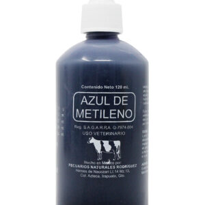 Azul de metileno — Antiséptico y cicatrizante tópico para bovinos y caballos 120 ml