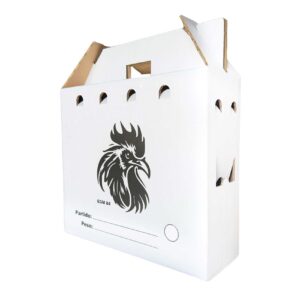 Caja Transportadora para Gallos — Caja de transporte para aves