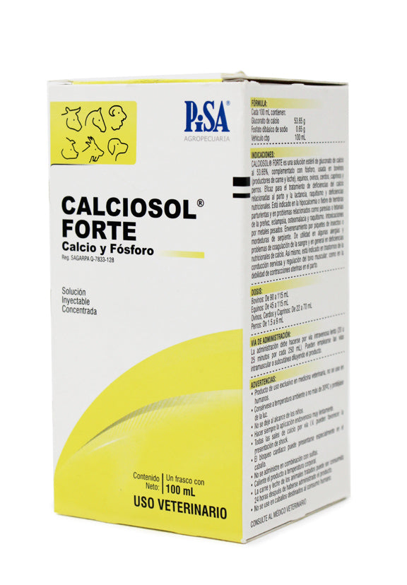 Calciosol® Forte — Suplemento de Calcio y Fósforo para Bovinos 100 ml