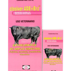 Closiver ADE+B12 — Antihelmíntico y vitamínico inyectable para bovinos