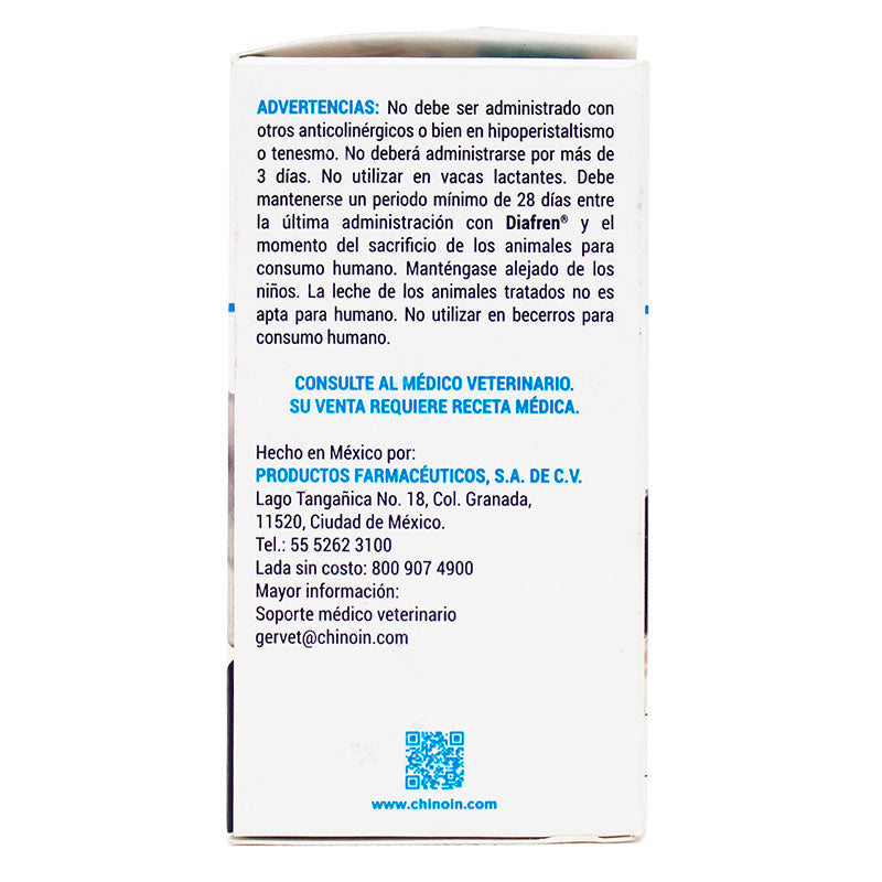 Diafren® — Antidiarreico, antisecretor y antibacteriano para bovinos