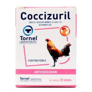 Coccizuril — Anticoccidiano para Aves 20, 100 tabletas