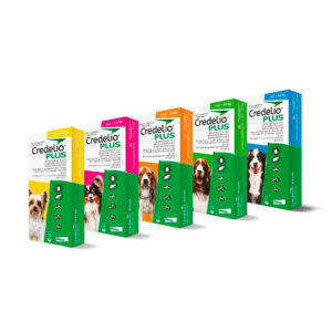 Credelio® Plus — Antiparasitario Interno y Externo para perros caja con 3 tabletas