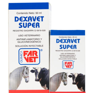 Dexavet Super — Corticosteroide antiinflamatorio y gluconeogénico para Bovinos