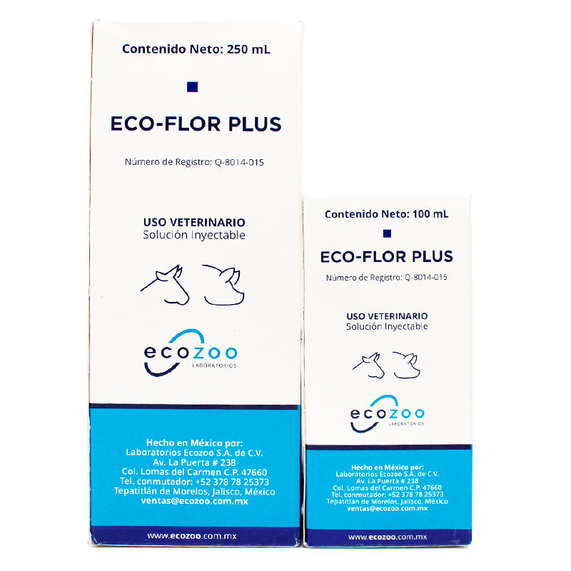 ECO-FLOR PLUS — Antibiótico de amplio espectro para bovinos 100 mL y 250 mL