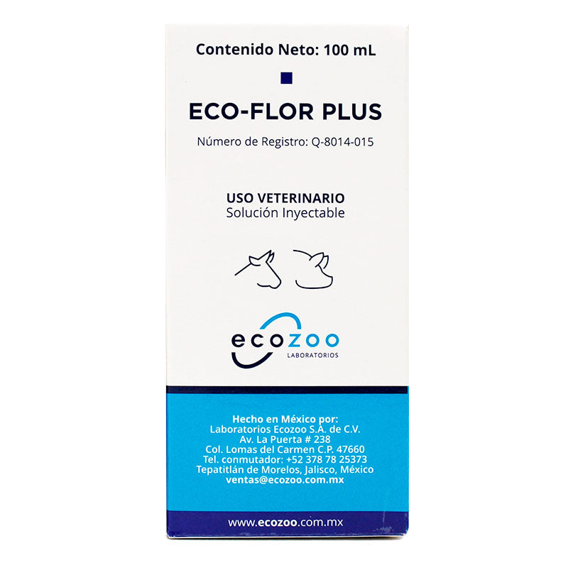 ECO-FLOR PLUS — Antibiótico de amplio espectro para bovinos 100 mL y 250 mL