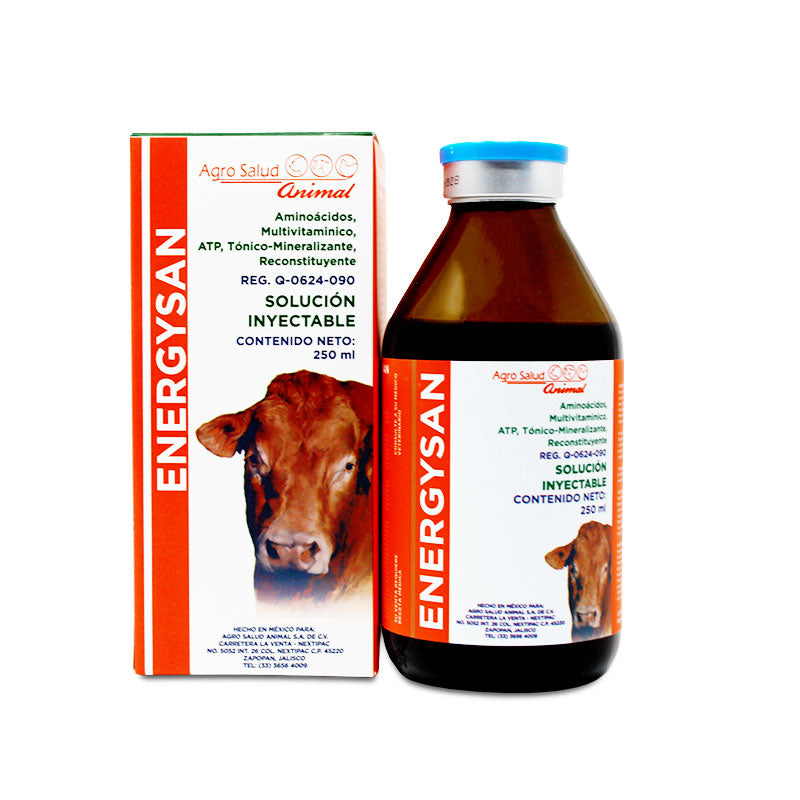 Energysan — Multivitamínico, Aminoácidos, Tónico Mineralizante Reconstituyente para bovinos, caballo