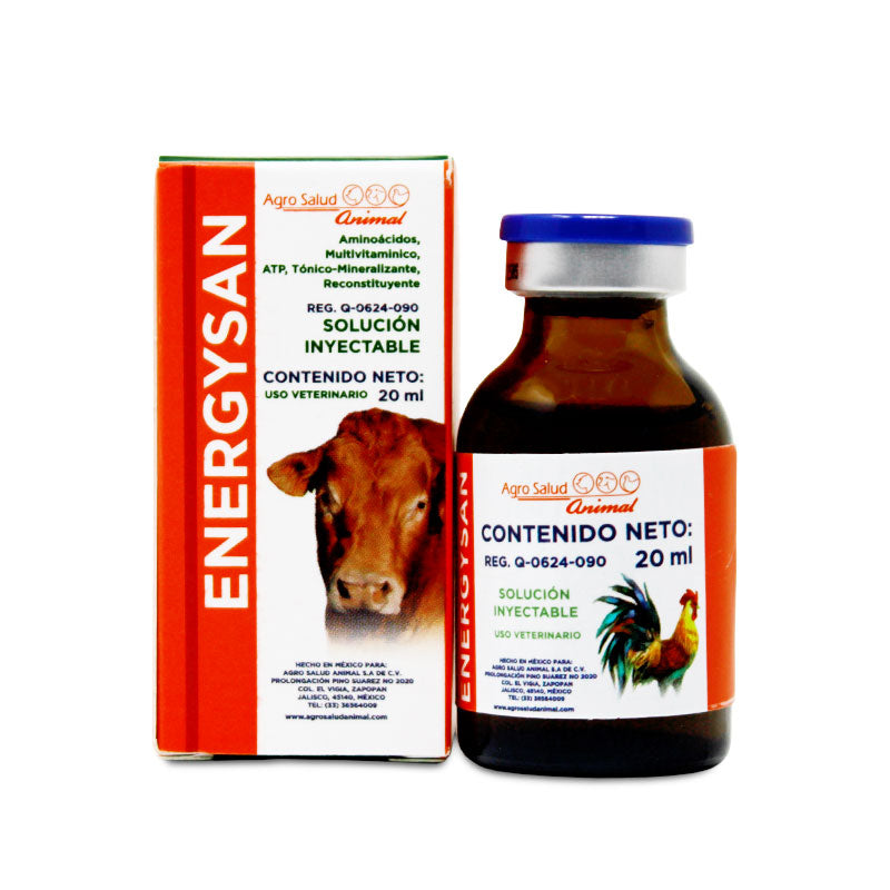 Energysan — Multivitamínico, Aminoácidos, Tónico Mineralizante Reconstituyente para bovinos, caballo