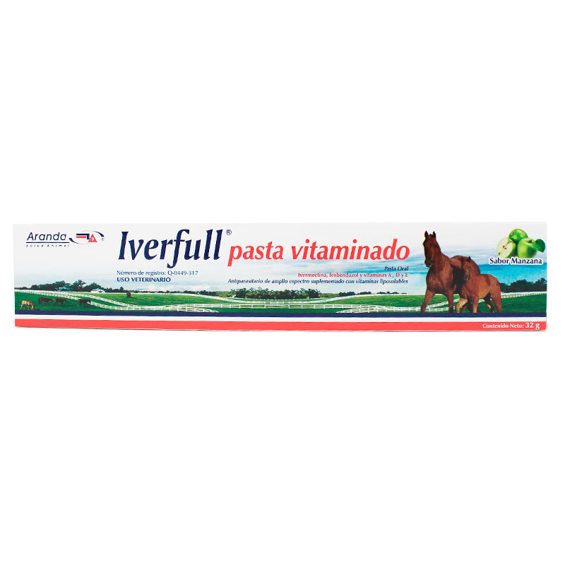 Iverfull Pasta Vitaminado — Antiparasitario de amplio espectro con vitaminas para Equinos