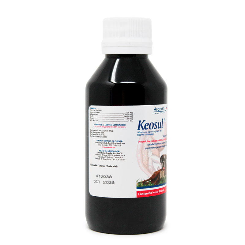 Keosul® — Antidiarreico con antimicrobianos para bovinos 120 ml