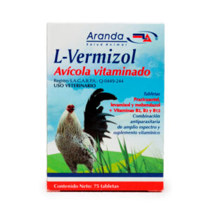 L-Vermizol Avícola Vitaminado — Antiparasitario de amplio espectro para Aves