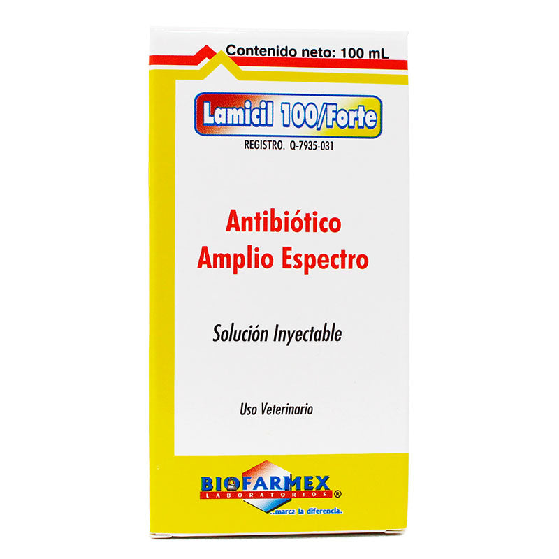Lamicil 100/Forte — Antibiótico de amplio espectro para bovinos 100 ml