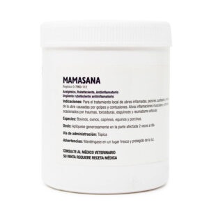 Mamasana — Ungüento Analgésico, Rubefaciente y Antiinflamatorio para Bovinos
