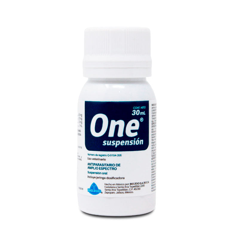 One® suspensión — Antiparasitario de amplio espectro para perros y gatos