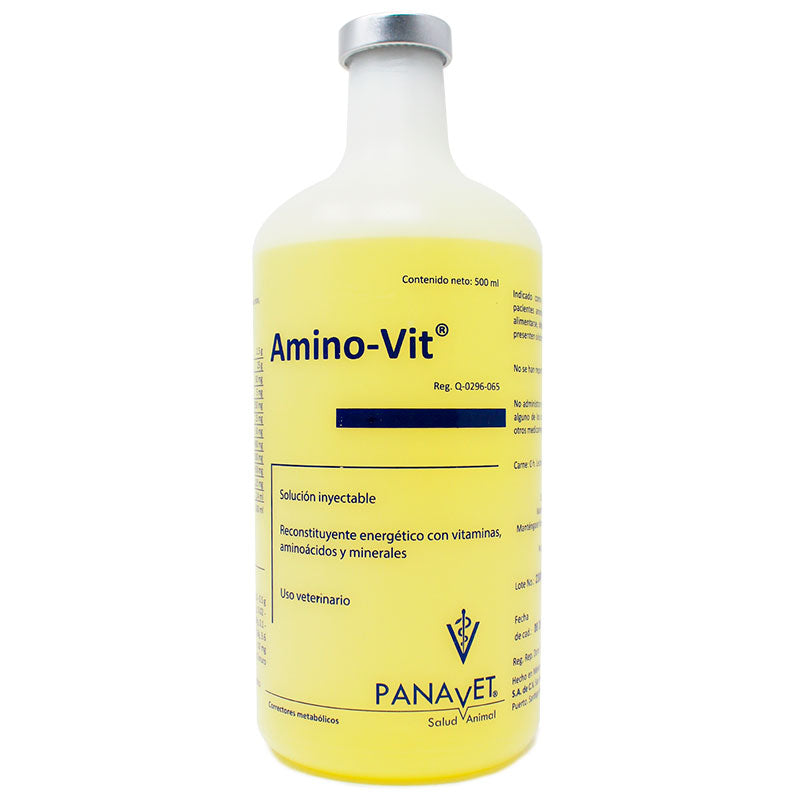 Amino-Vit — Reconstituyente energético con vitaminas para bovinos y caballos 500 ml