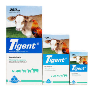 Tigent® — Antibiótico combinado para bovinos 20 ml, 100 ml, 250 ml