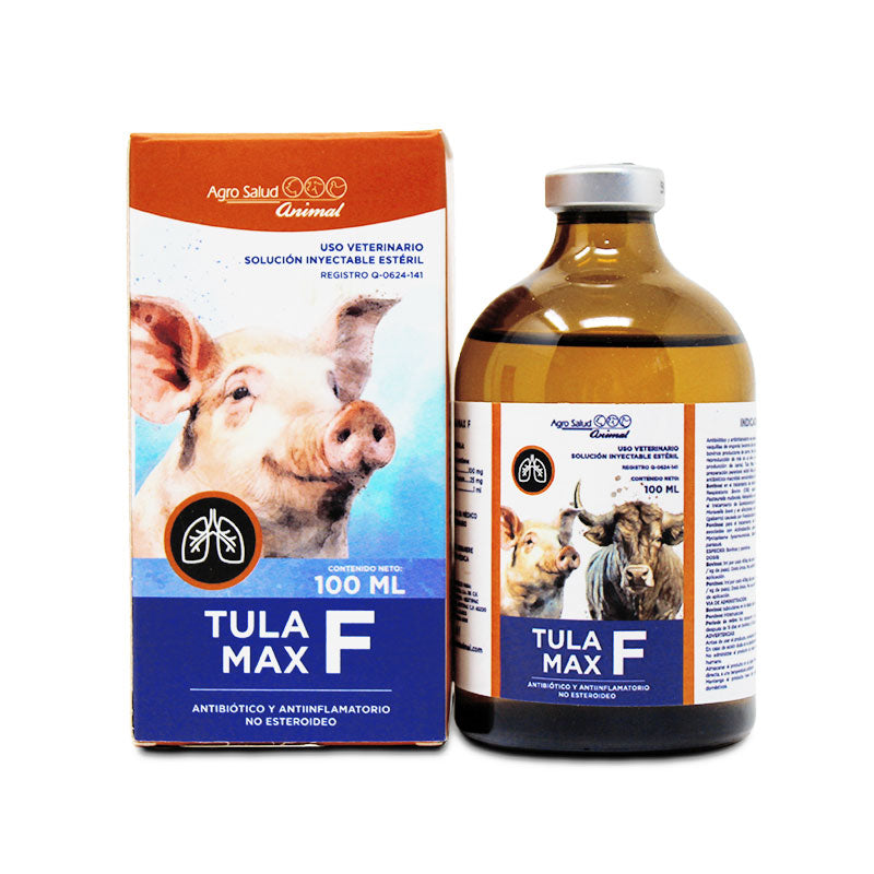 Tula Max F — Antibiótico macrólido y AINE para bovinos 100 ml, 250 ml