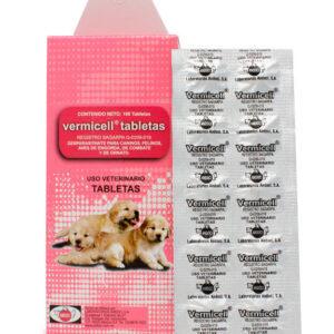 Vermicell Tabletas — Antiparasitario de amplio espectro para bovinos, caballos, aves y cerdos