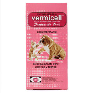 Vermicell — Antiparasitario interno de amplio espectro para bovinos, caballos, cerdos y aves 50 ml